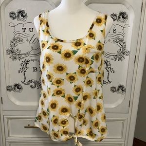 REBELLIONS ONE Sunflower tank